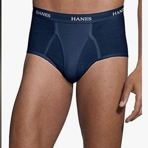 Hanes Men's TAGLESS® Ultimate Briefs with Comfort Blend® Waistband Assorted 5-Pa